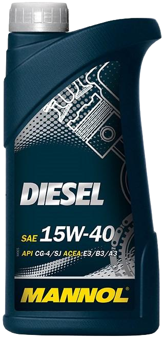 Моторное масло Mannol DIESEL 15W-40, 1л